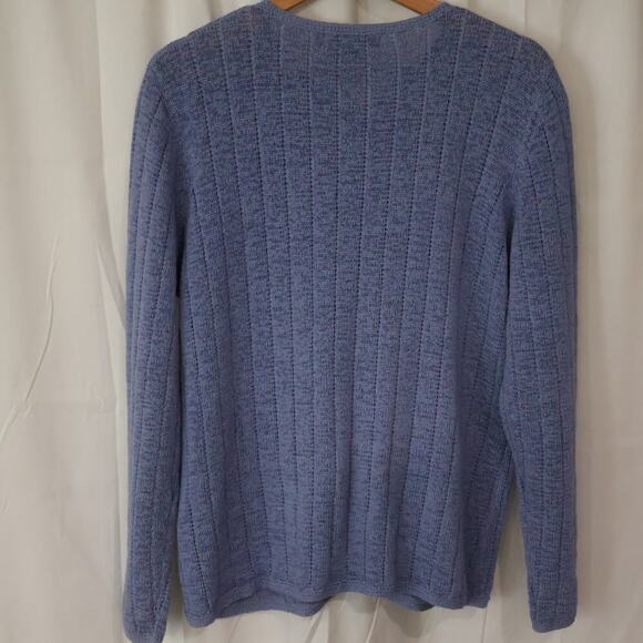 Northern Isles Lite Blue Cardigan Sweater XL, Pearl buttons, Excellent condition - Picture 10 of 16